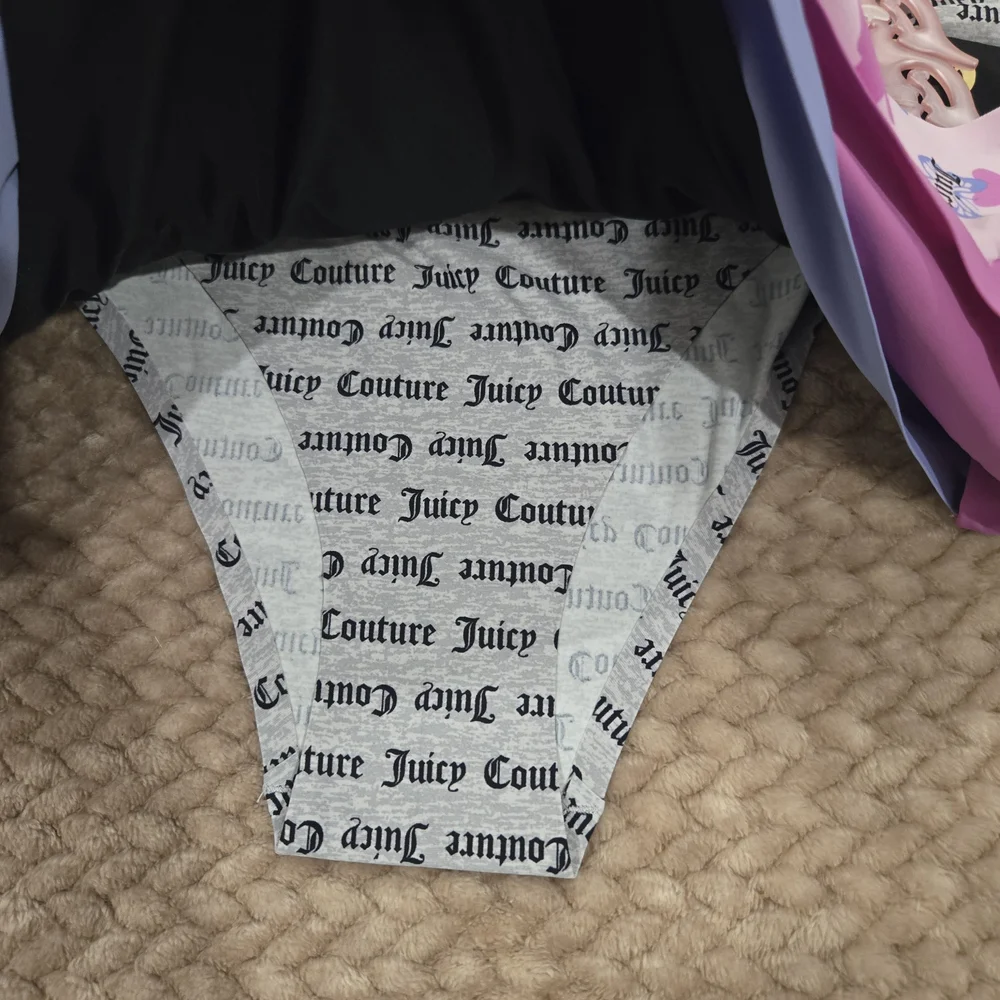 Juicy Couture Bikini Hipsters Underwear Logo Pack of 5 Size XL No Panty Lines